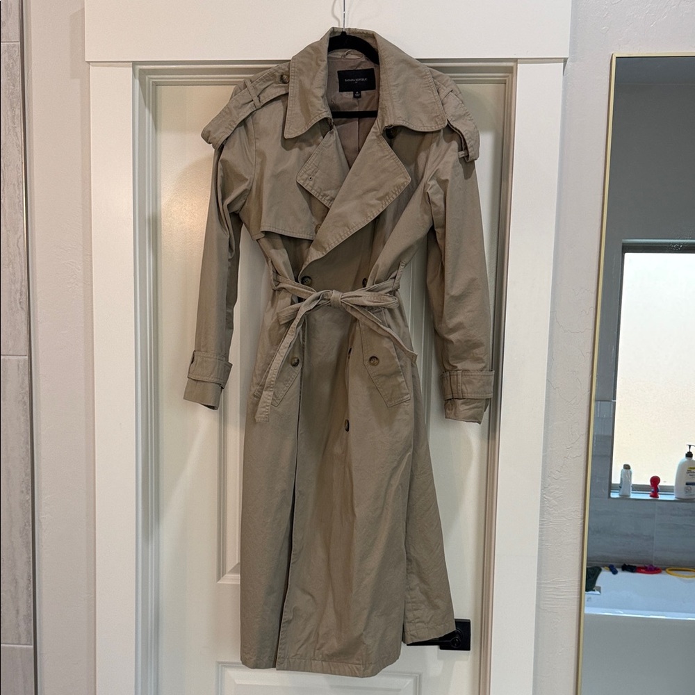 Banana Republic Tan Trench Coat